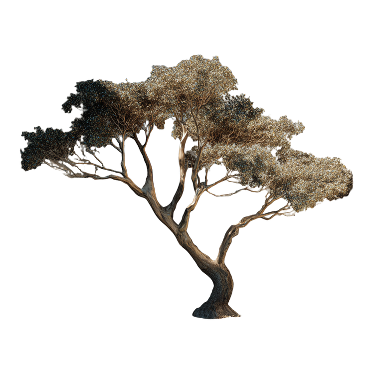 Tree Sculpture Vinyl Car Decal Sticker – Waterproof & UV-Resistant 3.4133333333333336"