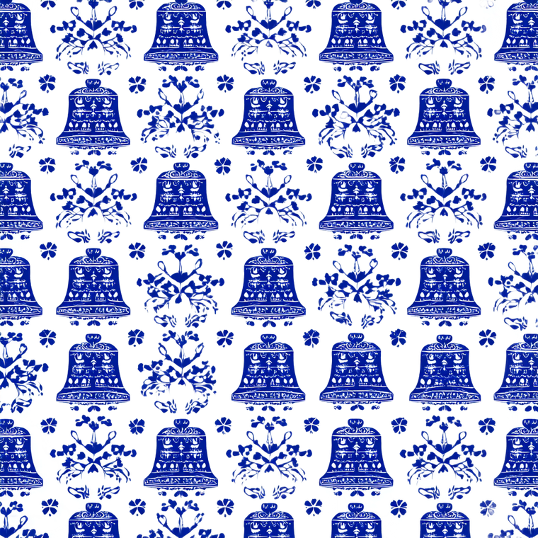 Wedding Bells Pattern Vinyl Car Decal Sticker – Waterproof & UV-Resistant 6.826666666666667"