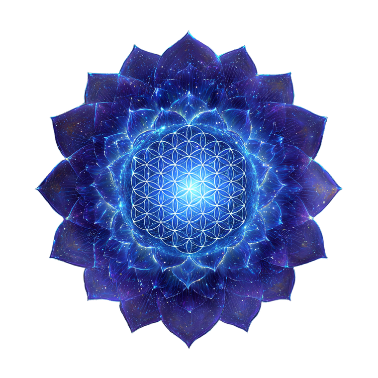 Glowing Mandala Flower Vinyl Car Decal Sticker – Waterproof & UV-Resistant 3.4133333333333336"