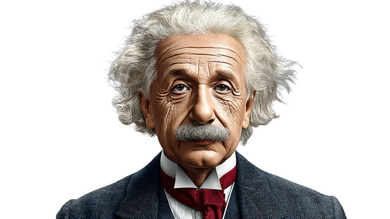 Albert Einstein V20 Vinyl Car Decal Sticker – Waterproof & UV-Resistant 2.72"