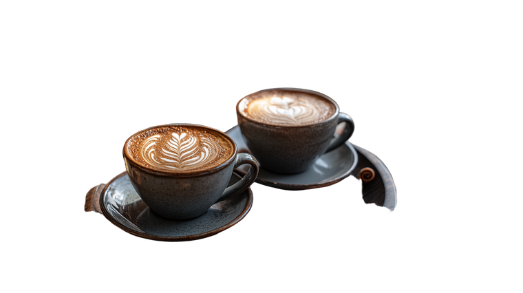 Ceramic Coffee Cups Vinyl Car Decal Sticker – Waterproof & UV-Resistant 5.4
