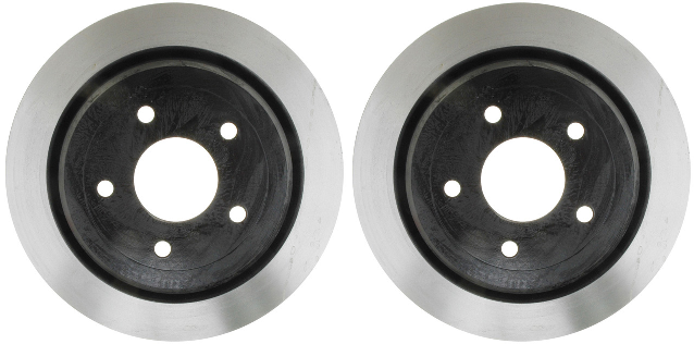 2x Power Up Your Braking | Raybestos Black Fusion Brake Rotor | Fits Cadillac XLR, Chevrolet Corvette