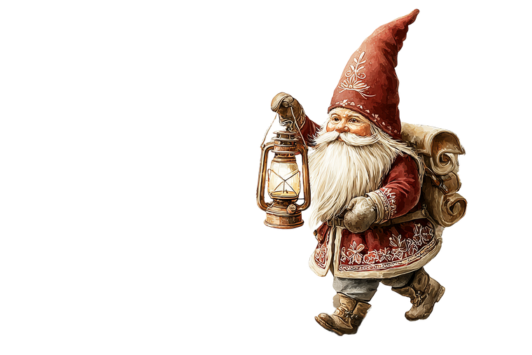 Christmas Gnome Lantern Vinyl Car Decal Sticker – Waterproof & UV-Resistant 5.97333333333333