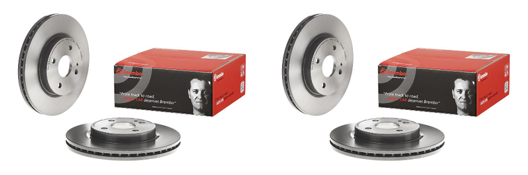 2x Upgrade Your Ride with Brembo Brake Rotor | Fits Various 2011-2014 Mazda 2 Models