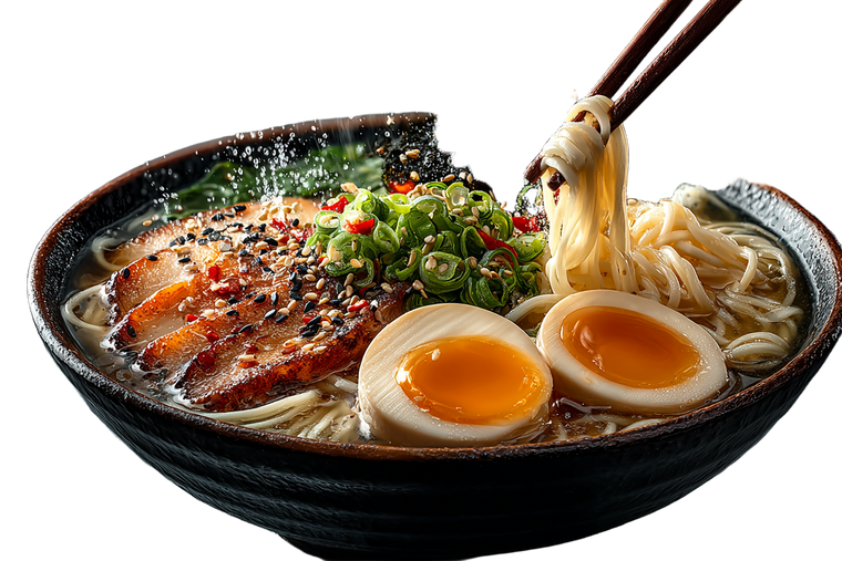 Exploding Ramen Bowl Vinyl Car Decal Sticker – Waterproof & UV-Resistant 5.97333333333333