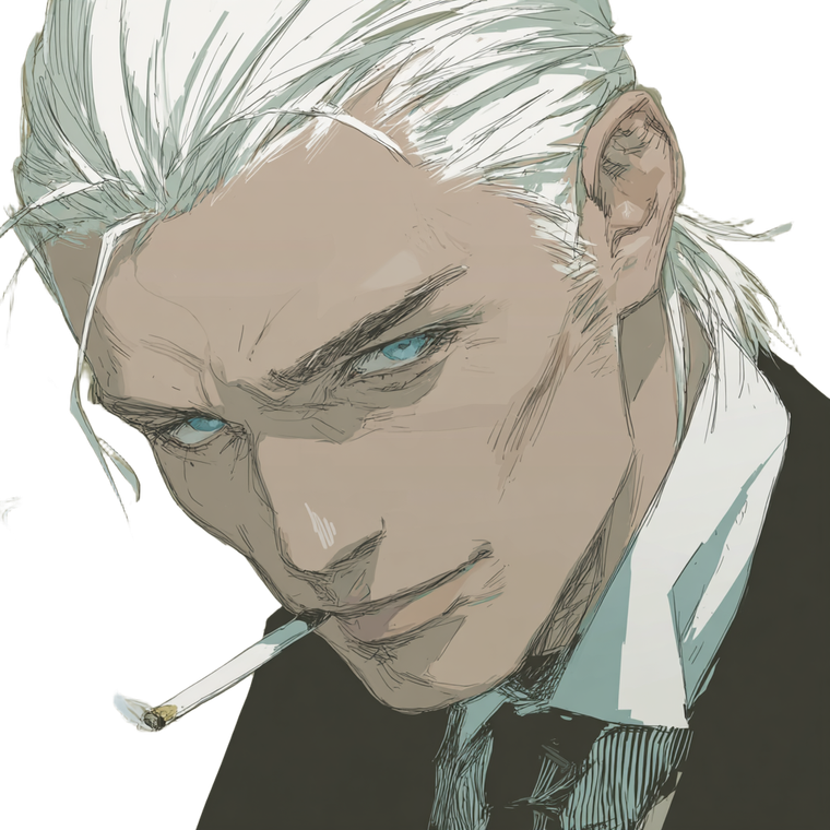 Arrogant Manga Mobster Vinyl Car Decal Sticker – Waterproof & UV-Resistant 3.4133333333333336"