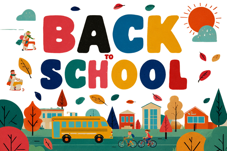 Back To School Poster Vinyl Car Decal Sticker – Waterproof & UV-Resistant 2.986666666666667"