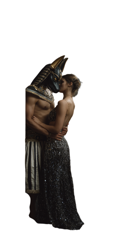 Anubis Mask Embrace Vinyl Car Decal Sticker – Waterproof & UV-Resistant 9.706666666666667"