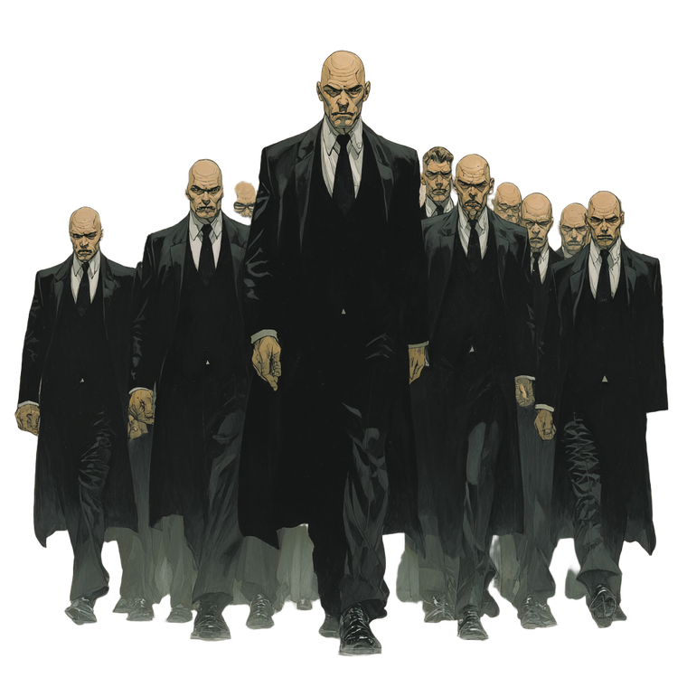 Menacing Clone Group Vinyl Car Decal Sticker – Waterproof & UV-Resistant 6.826666666666667"