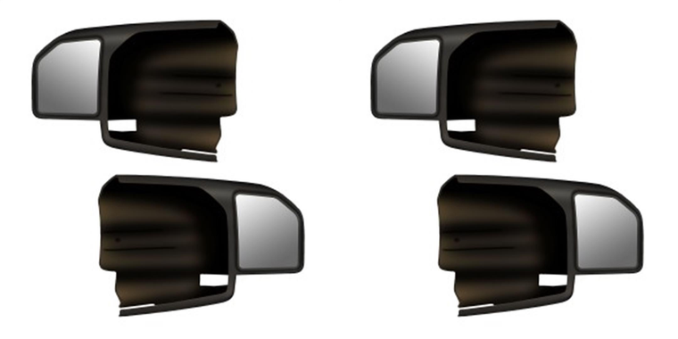 2x Custom Fit Black Towing Mirrors | Ford F-150 2015-2020 | Set of 2