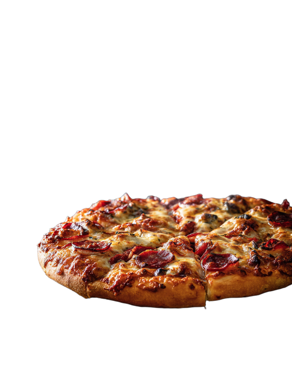Fresh Baked Pizza V2 Vinyl Car Decal Sticker – Waterproof & UV-Resistant 8.213333333333333"