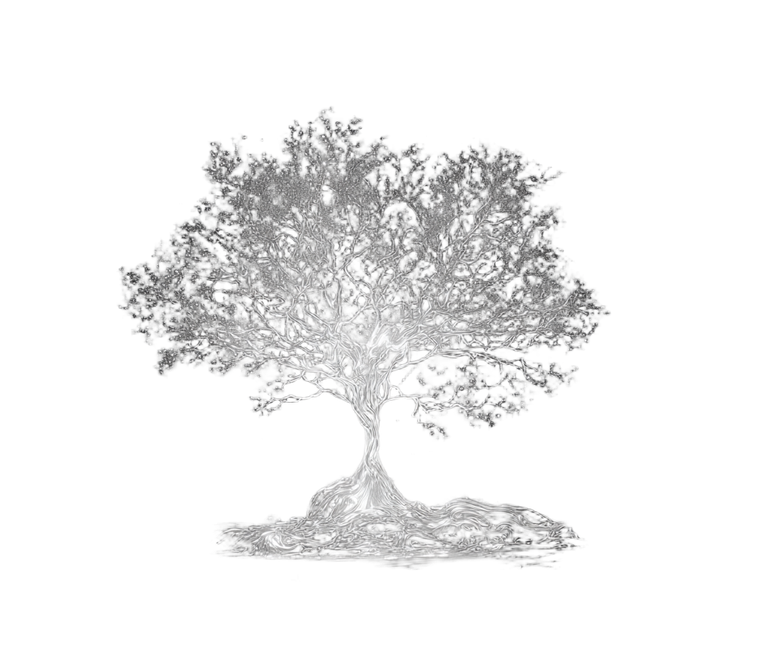 Glowing Silver Tree Vinyl Car Decal Sticker – Waterproof & UV-Resistant 3.4133333333333336"