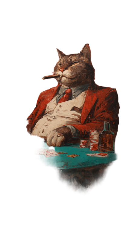 Mafia Cat Boss V4 Vinyl Car Decal Sticker – Waterproof & UV-Resistant 4.8533333333333335"