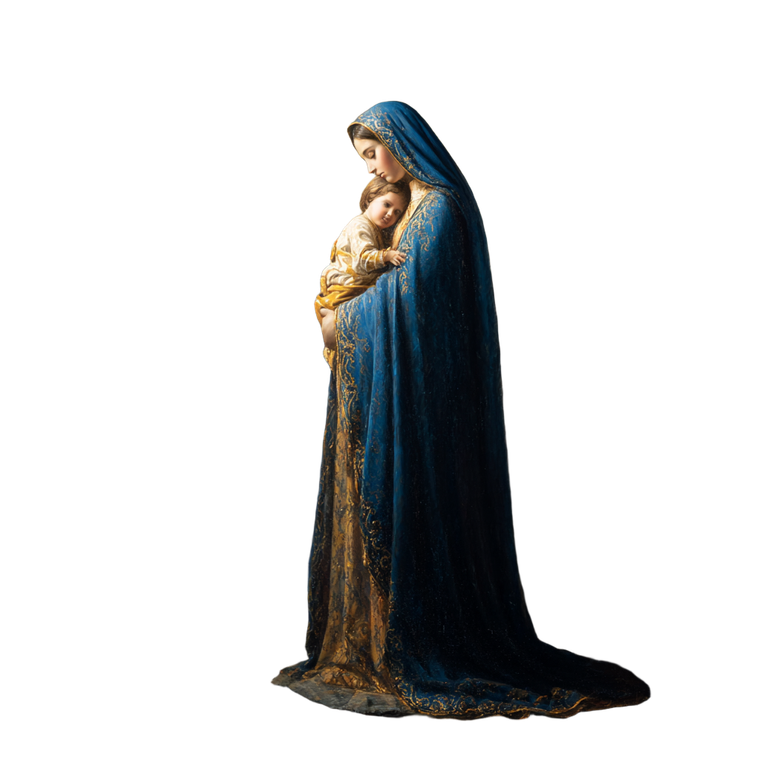 Our Lady Of Covadonga Vinyl Car Decal Sticker – Waterproof & UV-Resistant 3.4133333333333336"