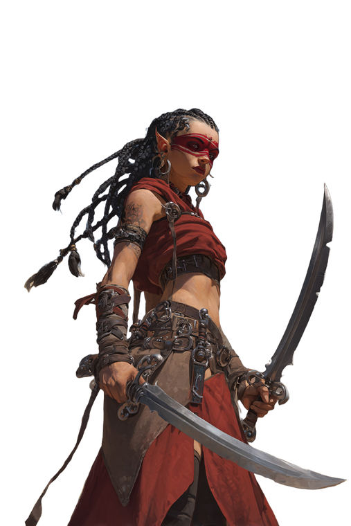 Elf Barbarian Warrior Vinyl Car Decal Sticker – Waterproof & UV-Resistant 4.4