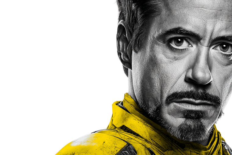 Iron Man Portrait V14 Vinyl Car Decal Sticker – Waterproof & UV-Resistant 5.97333333333333