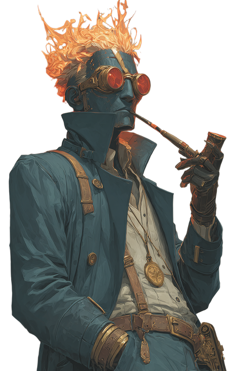 Ifrit Detective Vinyl Car Decal Sticker – Waterproof & UV-Resistant 4.4