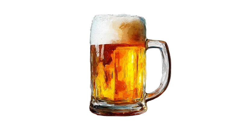 Beer Mug V2 Vinyl Car Decal Sticker – Waterproof & UV-Resistant 5.4