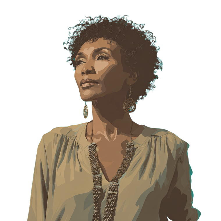 Jamaican Businesswoman Portrait Vinyl Car Decal Sticker – Waterproof & UV-Resistant 3.4133333333333336"