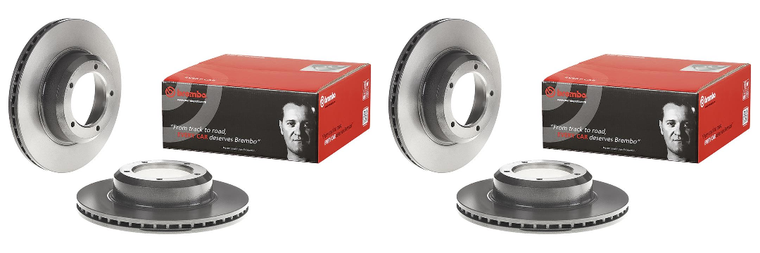 2x Upgrade Your Braking Performance with Brembo Brake Rotor for Various 1990-1997 Models | Land Rover Defender 90 & Range Rover