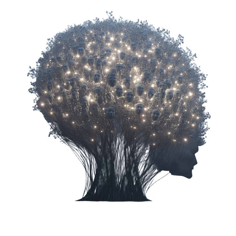 Brain Tree Hands Vinyl Car Decal Sticker – Waterproof & UV-Resistant 6.826666666666667"