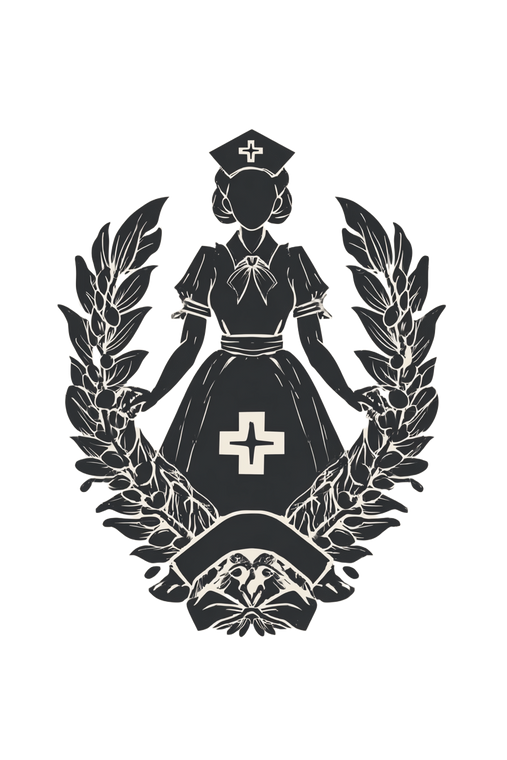Nurse Emblem Design Vinyl Car Decal Sticker – Waterproof & UV-Resistant 8.96"