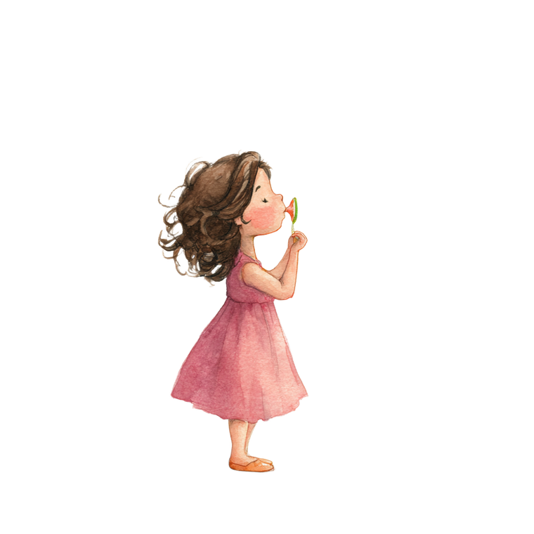 Toddler Blowing Bubbles V3 Vinyl Car Decal Sticker – Waterproof & UV-Resistant 3.4133333333333336"