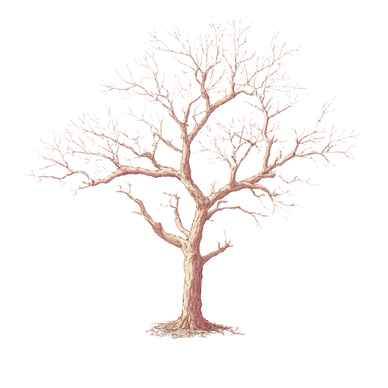 Desolate Dried Tree Vinyl Car Decal Sticker – Waterproof & UV-Resistant 3.4133333333333336"