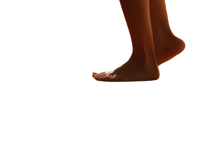 Bare Feet Profile Vinyl Car Decal Sticker – Waterproof & UV-Resistant 5.97333333333333