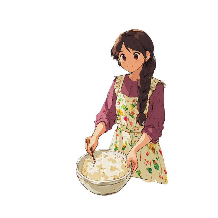 Anime Baker With Animals Vinyl Car Decal Sticker – Waterproof & UV-Resistant 3.4133333333333336"
