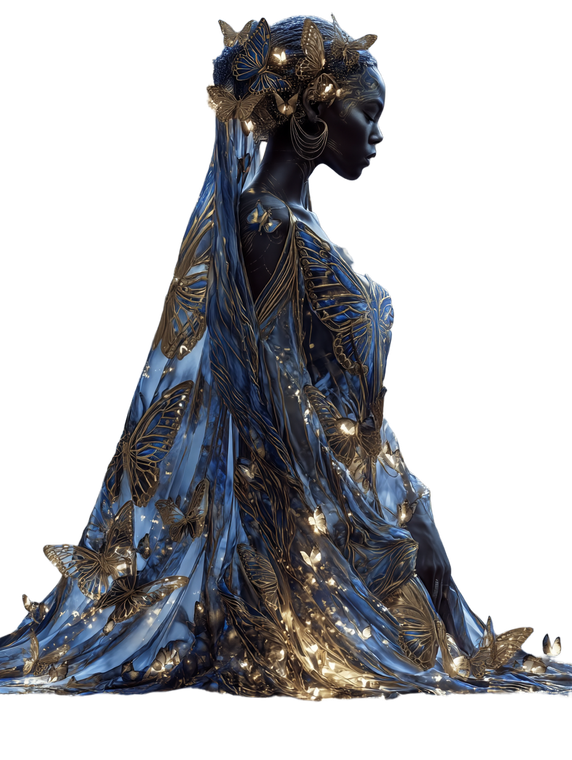 Mystical Queen Transformation Vinyl Car Decal Sticker – Waterproof & UV-Resistant 8.213333333333333"