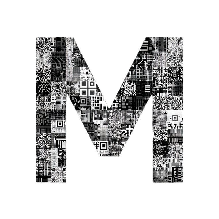 Qr Code M Vinyl Car Decal Sticker – Waterproof & UV-Resistant 6.826666666666667"