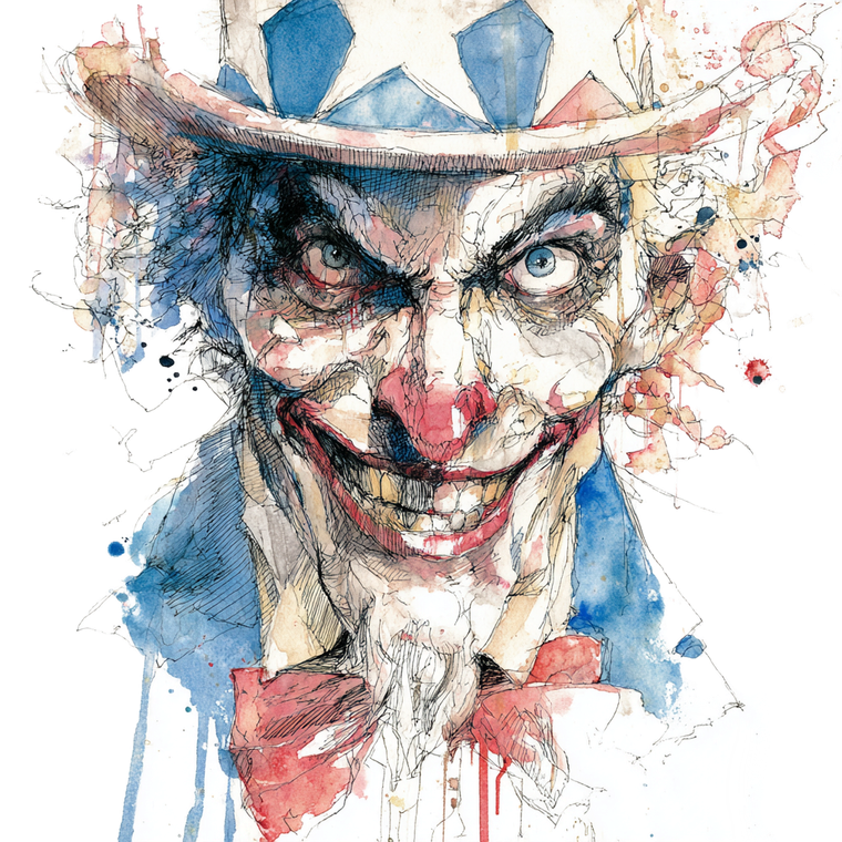 Uncle Pennywise Hybrid Vinyl Car Decal Sticker – Waterproof & UV-Resistant 6.826666666666667"