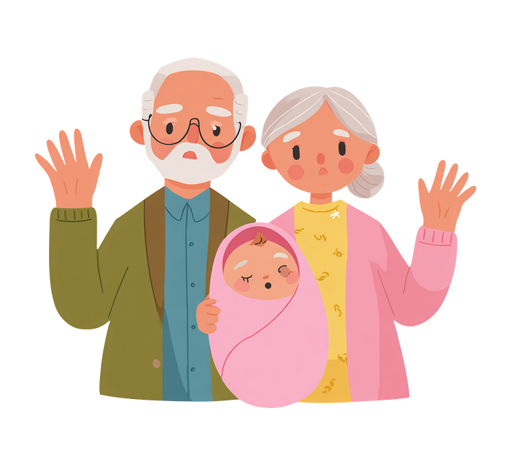 Grumpy Elderly Couple Vinyl Car Decal Sticker – Waterproof & UV-Resistant 3.4133333333333336"