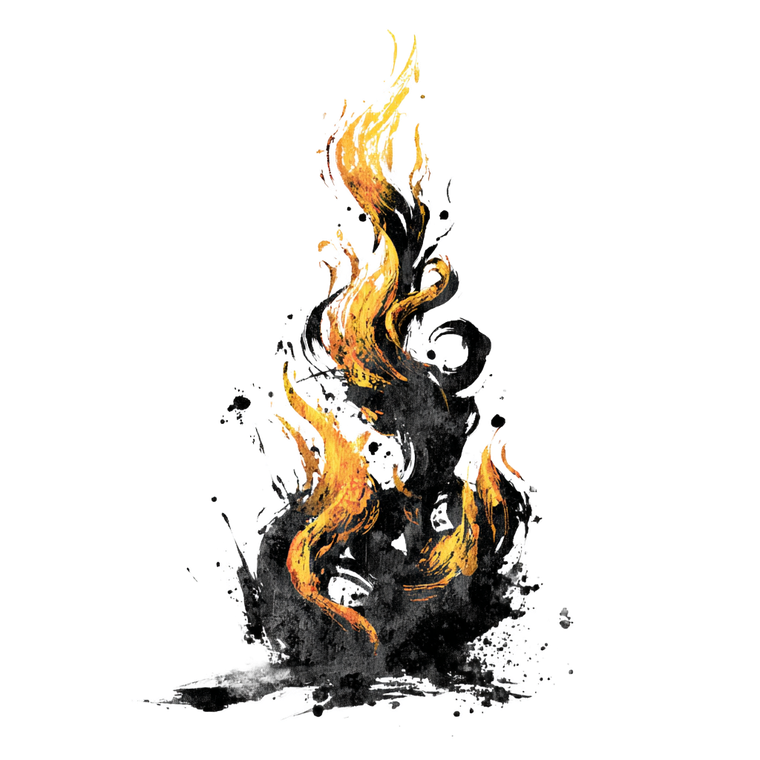 Graffiti Fire Flame Vinyl Car Decal Sticker – Waterproof & UV-Resistant 3.4133333333333336"