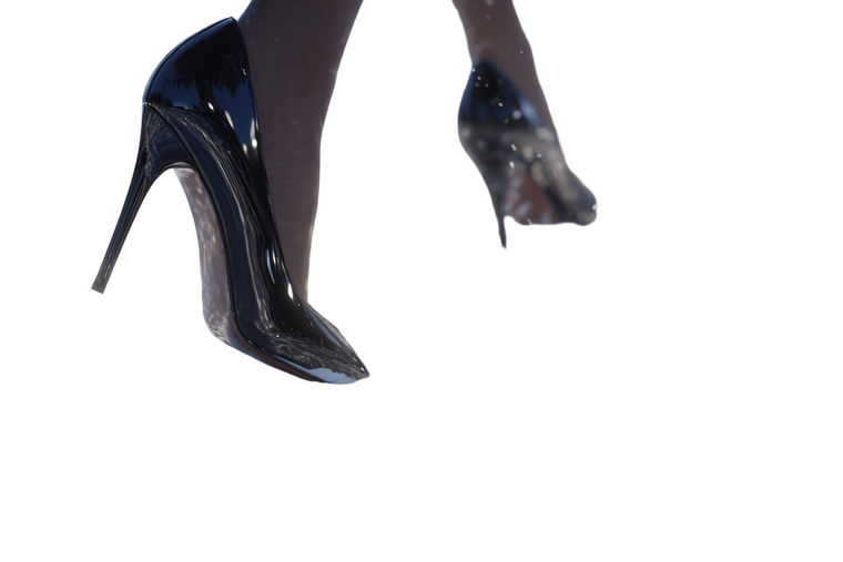 Elegant Legs Walking Vinyl Car Decal Sticker – Waterproof & UV-Resistant 2.986666666666667"