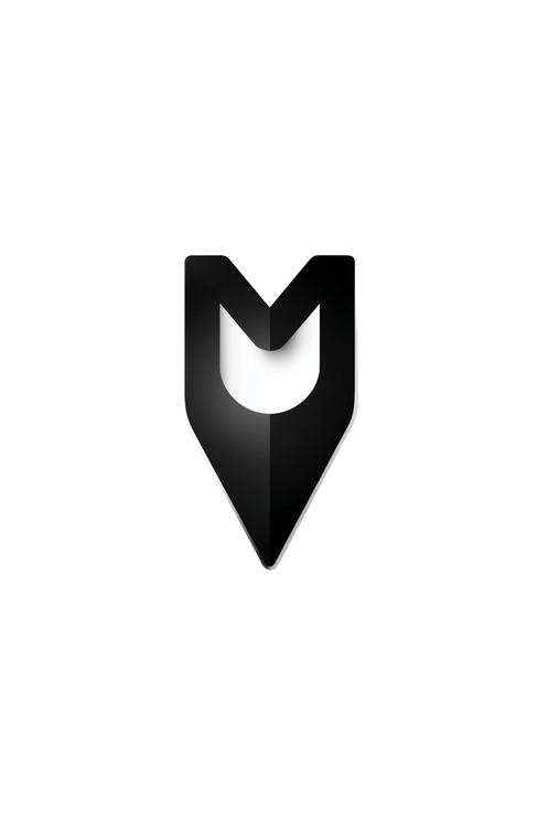 M Location Pin Vinyl Car Decal Sticker – Waterproof & UV-Resistant 8.96"