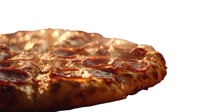 Steaming Pizza Close-Up Vinyl Car Decal Sticker – Waterproof & UV-Resistant 5.4