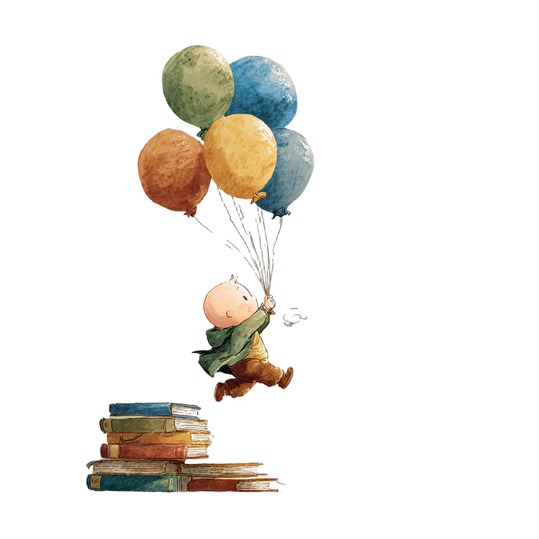 Baby With Balloons V2 Vinyl Car Decal Sticker – Waterproof & UV-Resistant 3.4133333333333336"