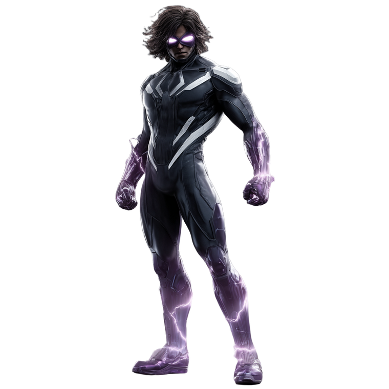 Ultraviolet Superhero Vinyl Car Decal Sticker – Waterproof & UV-Resistant 6.826666666666667"