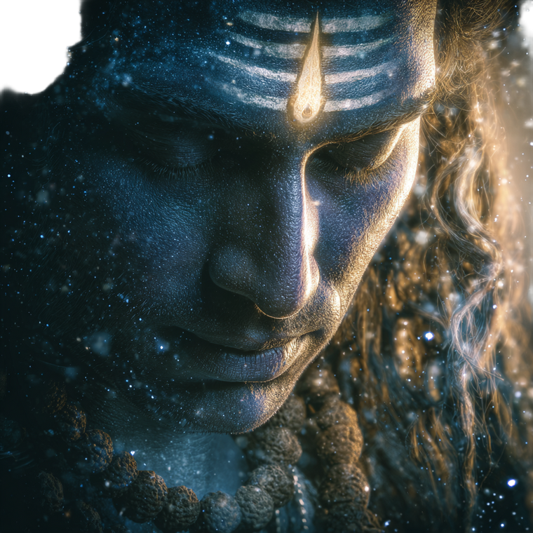 Divine Shiva Meditation V10 Vinyl Car Decal Sticker – Waterproof & UV-Resistant 3.4133333333333336"