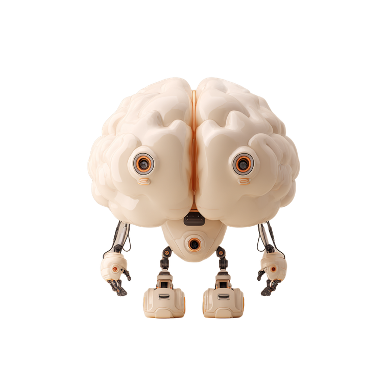 Ai Brain Robot V2 Vinyl Car Decal Sticker – Waterproof & UV-Resistant 3.4133333333333336"
