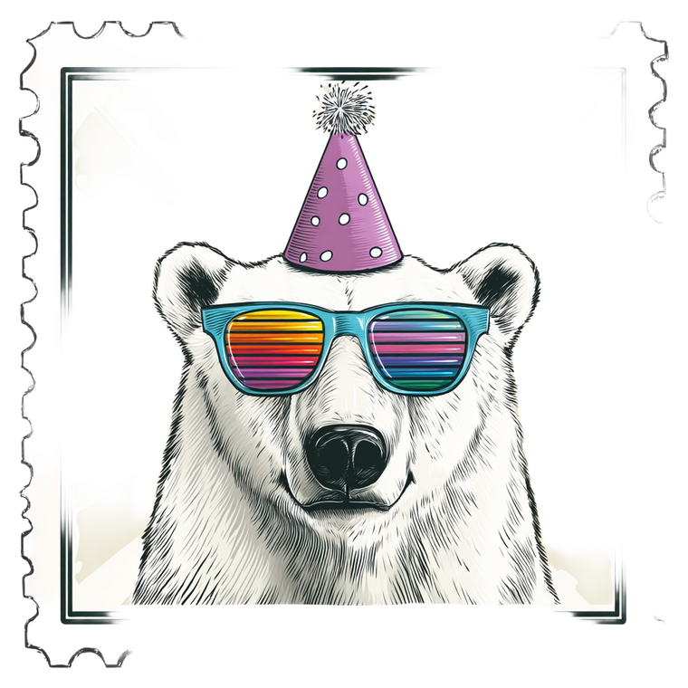 Stylish Polar Bear V2 Vinyl Car Decal Sticker – Waterproof & UV-Resistant 3.4133333333333336"