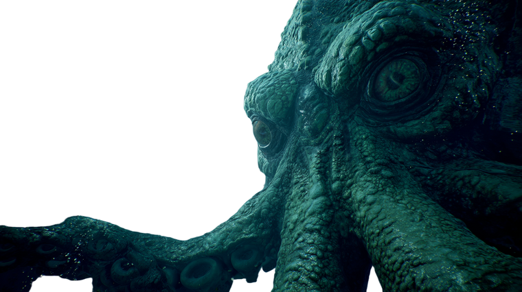 Alien Sea Monster V4 Vinyl Car Decal Sticker – Waterproof & UV-Resistant 5.4