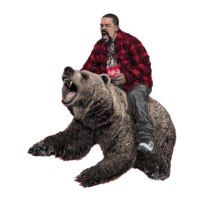 Dave Chappelle Riding Vinyl Car Decal Sticker – Waterproof & UV-Resistant 3.4133333333333336"