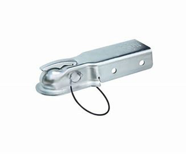 Dexter Marine Trailer Coupler 82420 Drop N Go; Class IV; Fits On 3 Inch Tongue Or Channel Tube; 7000 Pound Lift Capacity; For 2 Inch Ball; Auto Latch