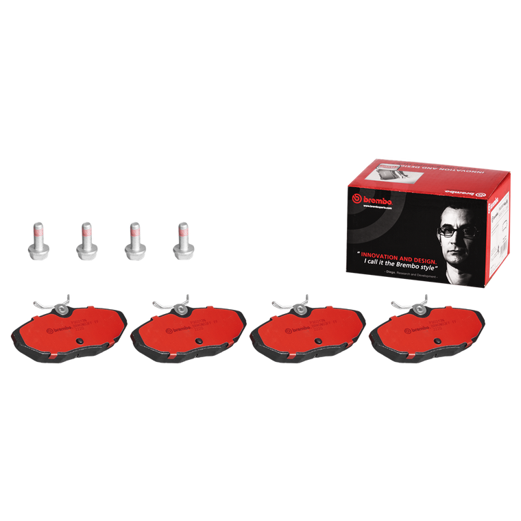 Upgrade Your Brake Performance with Brembo Ceramic Brake Pads | Fits Various Ford, Lincoln, and Jaguar Models | Set Of 4