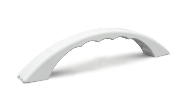 Polar White Exterior Grab Bar | Molded Screw Covers | USA Made | B&B Cross Reference 482-A-2-A