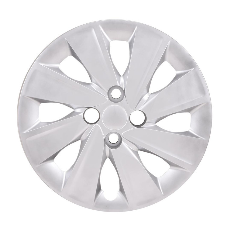 High Quality 15 Inch Silver 8 Spoke Wheel Covers | Fits 2018-2020 Kia Rio | Set Of 4