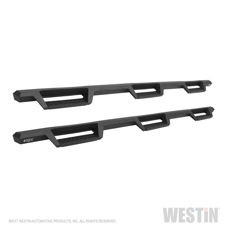 Upgrade Your Truck with Westin HDX Nerf Bar | 2010-2018 Ram 2500, 3500 | Bed Step, Black Powder Coated, Bolt-On, 3" Square